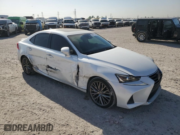 2017 Lexus IS 200t with VIN JTHBA1D23H5044112, listed as a Copart auction lot 49811355 with 116,226 mi miles and Salvage Title. Bid and sale history available at DreamBid. Image 4.