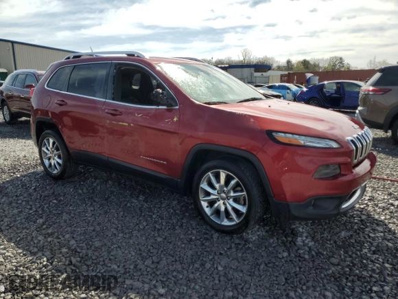 2014 Jeep Cherokee Limited with VIN 1C4PJLDBXEW113144, listed as a Copart auction lot 49314795 with 102,540 mi miles and Salvage Title. Bid and sale history available at carsss.com. Image 4.