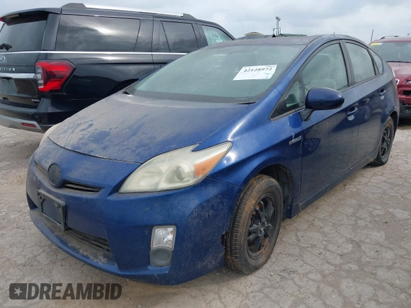 2010 Toyota Prius II with VIN JTDKN3DU9A0026476, listed as a IAAI auction lot 42128972 with Not Provided miles. Bid and sale history available at carsss.com. Image 2.