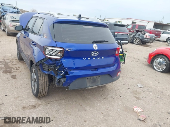 2021 Hyundai Venue Denim with VIN KMHRC8A35MU103768, listed as a IAAI auction lot 41363547 with 66,618 mi miles and . Bid and sale history available at DreamBid. Image 6.