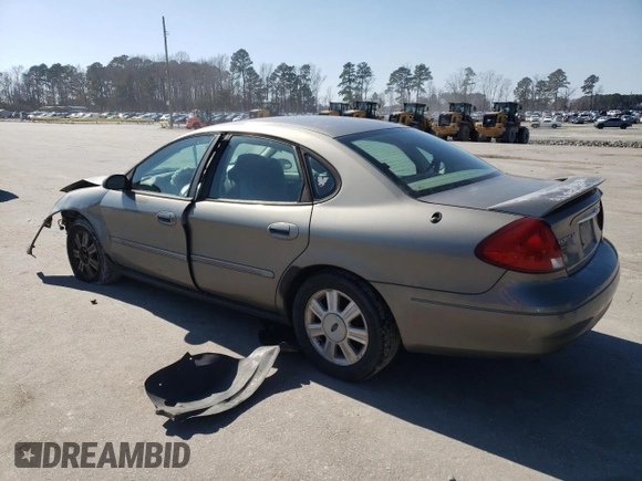 2003 Ford Taurus SEL Deluxe with VIN 1FAFP56S93G222243, listed as a Copart auction lot 46496165 with 193,282 mi miles and Salvage Title. Bid and sale history available at DreamBid. Image 2.