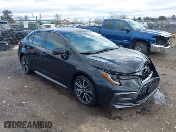 2020 Toyota Corolla SE with VIN JTDS4RCEXLJ040738, listed as a IAAI auction lot 41717706 with 71,194 mi miles and . Bid and sale history available at DreamBid. Image 1.