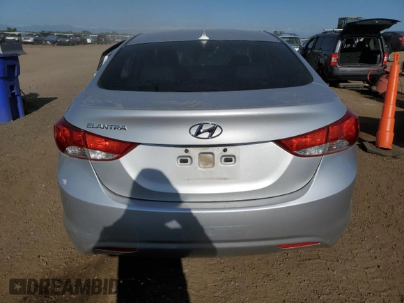2012 Hyundai Elantra Limited with VIN KMHDH4AE7CU349600, listed as a Copart auction lot 57899385 with 146,076 mi miles and Salvage title. Bid and sale history available at DreamBid. Image 6.