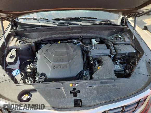 2025 Kia Telluride S with VIN 5XYP64GC7SG569834, listed as a Copart auction lot 60002555 with 13,096 mi miles and Non repairable. Bid and sale history available at DreamBid. Image 12.