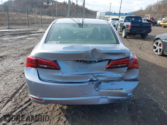 2015 Acura TLX V6 Advance with VIN 19UUB3F70FA006340, listed as a IAAI auction lot 41501312 with 151,517 mi miles. Bid and sale history available at carsss.com. Image 16.