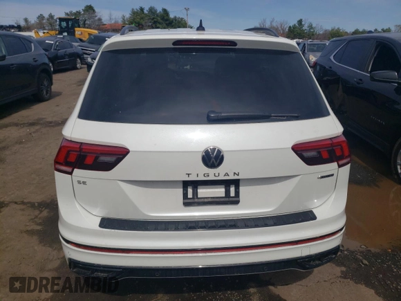 2023 Volkswagen Tiguan SE R-Line Black with VIN 3VV8B7AX9PM092316, listed as a Copart auction lot 51892325 with 24,058 mi miles and Salvage title. Bid and sale history available at DreamBid. Image 6.