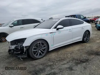 2023 Audi A5 Sportback S line Premium z VIN WAUDACF57PA040676, wystawiony jako Copart lot #47585115 z przebiegiem 35 424 mil mil oraz Szkoda całkowita • Salvage title. Historia ofert i sprzedaży dostępna na DreamBid. Obrazek 1.