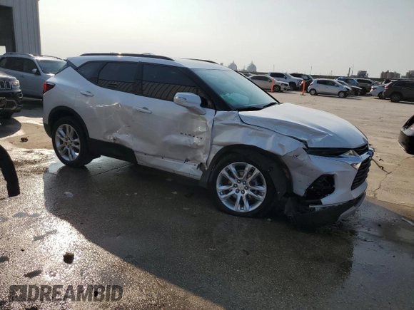 2022 Chevrolet Blazer LT with VIN 3GNKBDRS5NS147095, listed as a Copart auction lot 59040055 with 36,346 mi miles and Salvage title. Bid and sale history available at DreamBid. Image 4.
