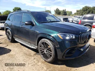 2023 Mercedes-Benz GLS 63 AMG with VIN 4JGFF8KE1PA940386, listed as a Copart auction lot 66294323 with 4,477 mi miles and . Bid and sale history available at DreamBid. Image 4.