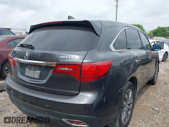 2014 Acura MDX Technology with VIN 5FRYD3H4XEB006413, listed as a IAAI auction lot 41889858 with 289,331 mi miles and . Bid and sale history available at carsss.com. Image 4.