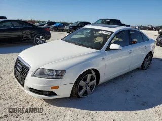 2008 Audi A6 with VIN WAUDV74F68N055610, listed as a Copart auction lot 82276564 with 110,827 mi miles and Salvage Title. Bid and sale history available at carsss.com. Image 1.