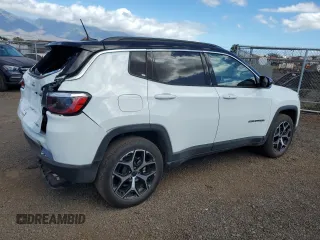 2025 Jeep Compass Limited с VIN 3C4NJDCN5ST512344, выставлен на аукционе Copart как лот 64829575 с пробегом 11 116 миль миль и Чистый • Clean title. История ставок и продаж доступна на DreamBid. Изображение 3.