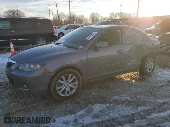 2007 Mazda 3 i Touring with VIN JM1BK32F571676258, listed as a Copart auction lot 87883545 with 141,203 mi miles and Salvage Title. Bid and sale history available at DreamBid. Image 1.