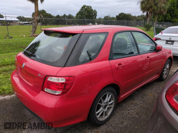 2005 Saab 9-2X Aero z VIN JF4GG22685H055837, wystawiony jako Copart lot #74043794 z przebiegiem 122 847 mil mil oraz Szkoda całkowita • Salvage title. Historia ofert i sprzedaży dostępna na DreamBid. Obrazek 3.