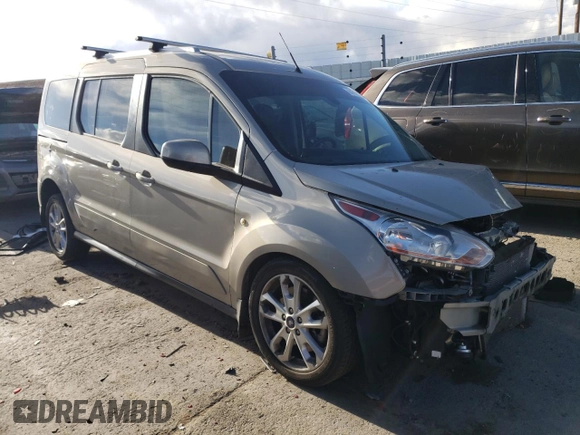 2015 Ford Transit Connect Wagon Titanium with VIN NM0GE9G7XF1180630, listed as a Copart auction lot 84739634 with 41,952 mi miles and Salvage Title. Bid and sale history available at carsss.com. Image 4.