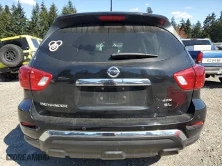 2018 Nissan Pathfinder SL with VIN 5N1DR2MM4JC630082, listed as a Copart auction lot 54056555 with 56,728 mi miles and Clean Title. Bid and sale history available at carsss.com. Image 6.