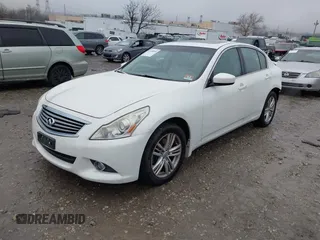 2011 Infiniti G25 Sedan x with VIN JN1DV6AR3BM652760, listed as a IAAI auction lot 41446608 with 89,155 mi miles. Bid and sale history available at carsss.com. Image 2.