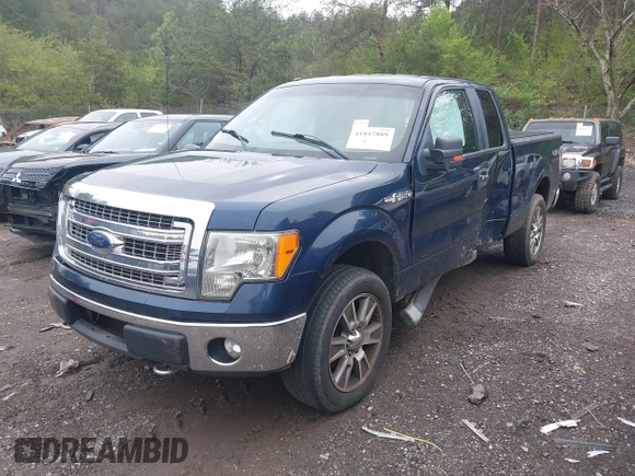 2013 Ford F-150 XL with VIN 1FTFX1EF5DFD80299, listed as a IAAI auction lot 41847889 with 278,128 mi miles and . Bid and sale history available at carsss.com. Image 2.