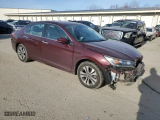 2014 Honda Accord Sedan LX with VIN 1HGCR2F33EA029351, listed as a Copart auction lot 88409655 with 107,782 mi miles and Salvage Title. Bid and sale history available at carsss.com. Image 4.
