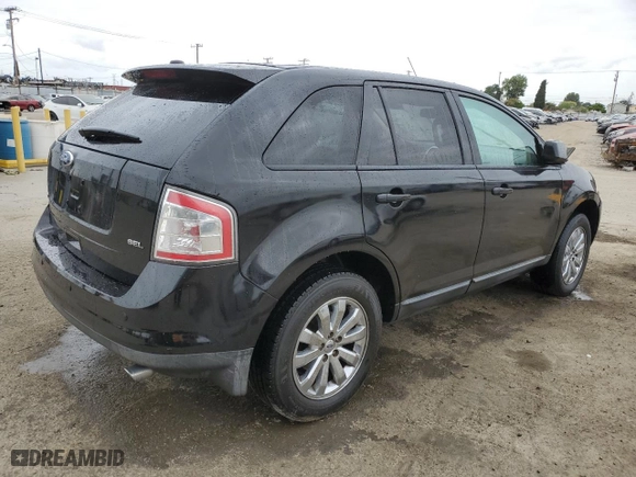 2010 Ford Edge SEL with VIN 2FMDK3JC7ABB58787, listed as a Copart auction lot 52556455 with 185,414 mi miles and Salvage Title. Bid and sale history available at carsss.com. Image 3.