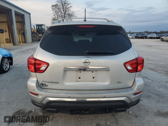 2017 Nissan Pathfinder Platinum with VIN 5N1DR2MN2HC640595, listed as a Copart auction lot 79470774 with 120,153 mi miles and Salvage Title. Bid and sale history available at carsss.com. Image 6.