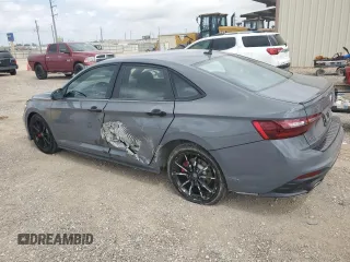 2024 Volkswagen Jetta GLI 40th Anniversary Edition with VIN 3VW9T7BU7RM047704, listed as a Copart auction lot 69902454 with 10,885 mi miles and Salvage title. Bid and sale history available at DreamBid. Image 2.