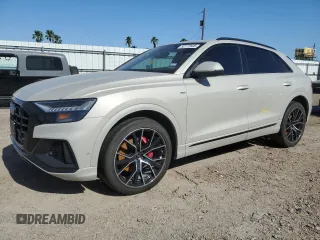 2023 Audi Q8 Premium Plus with VIN WA1EVBF14PD034863, listed as a Copart auction lot 52172605 with Not provided miles and Salvage title. Bid and sale history available at DreamBid. Image 1.
