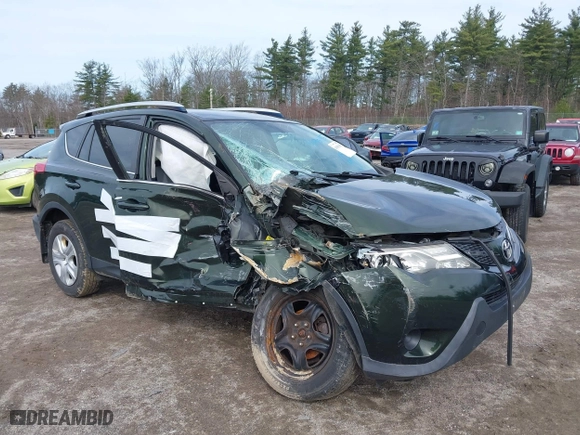 2013 Toyota RAV4 LE with VIN JTMBFREVXD5021592, listed as a IAAI auction lot 41901950 with 122,535 mi miles. Bid and sale history available at carsss.com. Image 6.