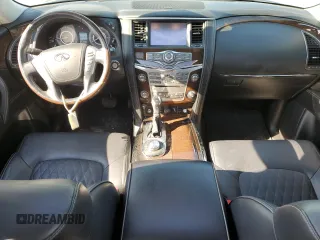 2018 Infiniti QX80 with VIN JN8AZ2NE1J9194002, listed as a Copart auction lot 50232765 with 76,395 mi miles and Salvage title. Bid and sale history available at DreamBid. Image 8.