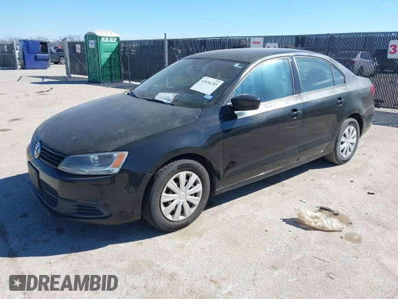 2011 Volkswagen Jetta Sedan S with VIN 3VW2K7AJ9BM069057, listed as a IAAI auction lot 41656285 with 208,001 mi miles. Bid and sale history available at carsss.com. Image 2.