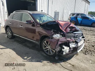 2017 Infiniti QX50 with VIN JN1BJ0RR6HM411188, listed as a Copart auction lot 62500415 with 21,534 mi miles and Salvage title. Bid and sale history available at DreamBid. Image 4.