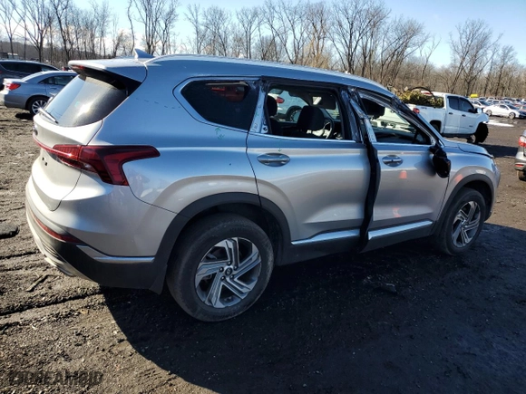2021 Hyundai Santa Fe SEL with VIN 5NMS2DAJ1MH360286, listed as a Copart auction lot 47146535 with 25,652 mi miles and Salvage Title. Bid and sale history available at carsss.com. Image 3.