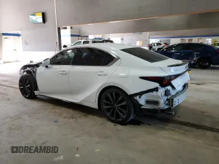2021 Lexus IS 350 F Sport z VIN JTHGZ1B2XM5041008, wystawiony jako Copart lot #49146365 z przebiegiem 44 926 mil mil oraz Szkoda całkowita • Salvage title. Historia ofert i sprzedaży dostępna na DreamBid. Obrazek 2.