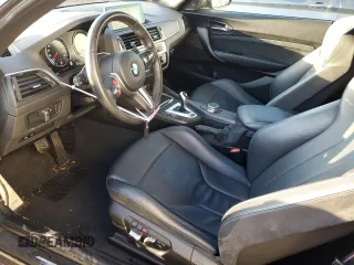 2021 BMW M2 Competition with VIN WBS2U7C05M7G52820, listed as a Copart auction lot 42303655 with 46,403 mi miles and Salvage Title. Bid and sale history available at carsss.com. Image 7.