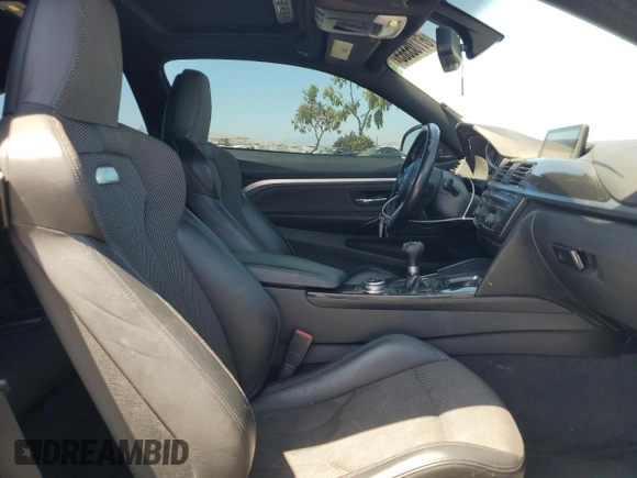 2015 BMW M4 with VIN WBS3R9C50FK333819, listed as a Copart auction lot 61105565 with 168,932 mi miles and Salvage title. Bid and sale history available at DreamBid. Image 10.