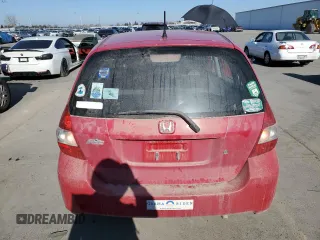 2008 Honda Fit with VIN JHMGD37448S041419, listed as a Copart auction lot 42149095 with 195,311 mi miles and Salvage Title. Bid and sale history available at carsss.com. Image 6.