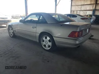 1999 Mercedes-Benz SL-Class with VIN WDBFA68F7XF186631, listed as a Copart auction lot 70431234 with 176,589 mi miles and Clean Title. Bid and sale history available at carsss.com. Image 2.