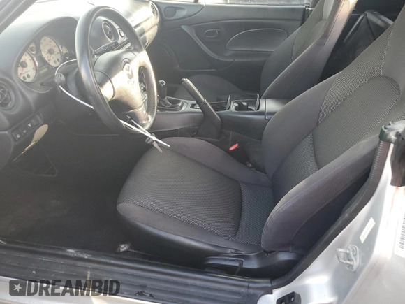 2002 Mazda MX-5 Miata Cloth with VIN JM1NB353420220801, listed as a Copart auction lot 61808645 with 116,451 mi miles and Salvage title. Bid and sale history available at DreamBid. Image 7.