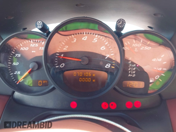 2003 Porsche Boxster with VIN WP0CA29893U621152, listed as a IAAI auction lot 42533307 with 70,106 mi miles and . Bid and sale history available at DreamBid. Image 7.