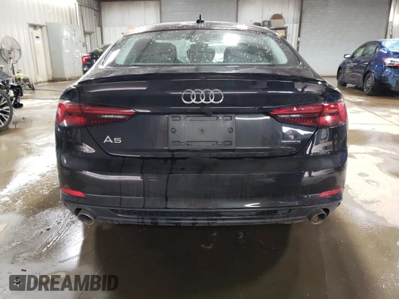 2019 Audi A5 Sportback Premium Plus with VIN WAUENCF53KA007031, listed as a Copart auction lot 43789944 with 66,169 mi miles. Bid and sale history available at carsss.com. Image 6.