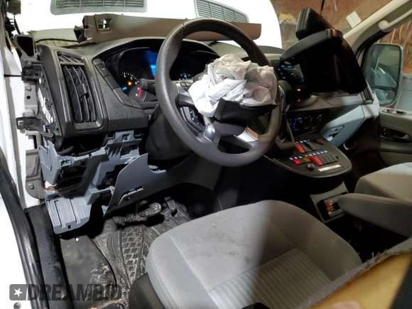 2018 Ford Transit with VIN 1FDYR2CM0JKA75589, listed as a Copart auction lot 48477245 with 65,267 mi miles and Salvage Title. Bid and sale history available at DreamBid. Image 8.