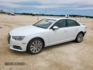 2017 Audi A4 Premium with VIN WAUGNAF41HN019796, listed as a Copart auction lot 58241845 with 56,141 mi miles and Salvage title. Bid and sale history available at DreamBid. Image 1.