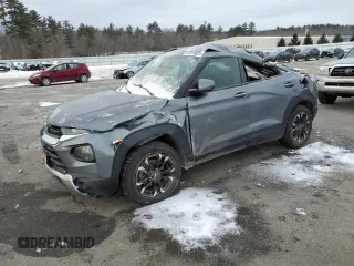 2021 Chevrolet TrailBlazer LT with VIN KL79MRSL4MB008407, listed as a Copart auction lot 43919825 with 57,584 mi miles and Salvage Title. Bid and sale history available at carsss.com. Image 1.