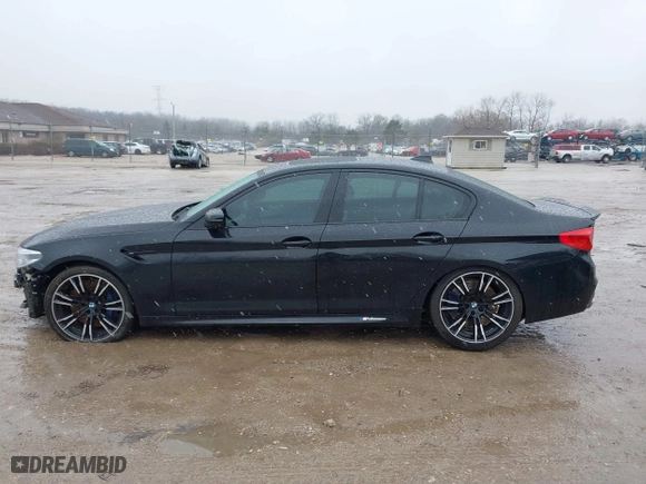 2020 BMW M5 Competition with VIN WBSJF0C00LCD37331, listed as a IAAI auction lot 41738410 with 49,788 mi miles. Bid and sale history available at carsss.com. Image 14.