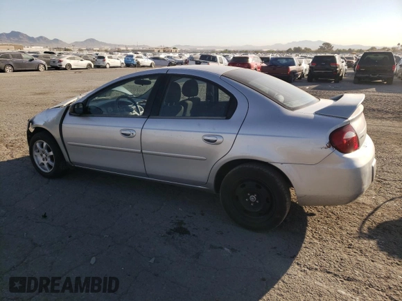 2005 Dodge Neon SXT with VIN 1B3ES56C15D199849, listed as a Copart auction lot 75752974 with 132,383 mi miles and Salvage Title. Bid and sale history available at carsss.com. Image 2.