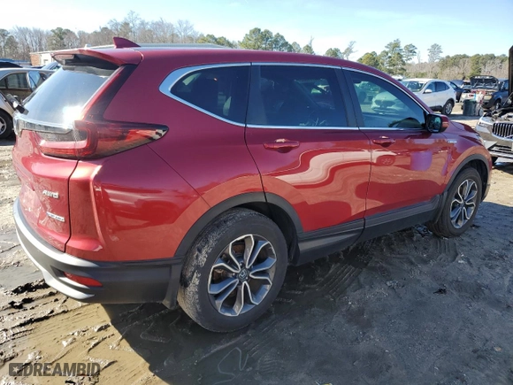 2022 Honda CR-V Hybrid EX-L with VIN 5J6RT6H85NL026962, listed as a Copart auction lot 44701855 with 29,731 mi miles and Salvage Title. Bid and sale history available at carsss.com. Image 3.