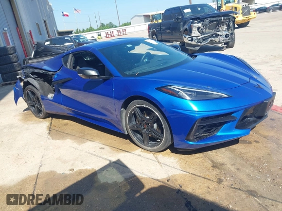 2023 Chevrolet Corvette 1LT z VIN 1G1YA2D4XP5101772, wystawiony jako IAAI lot #41799158 z przebiegiem Nie podano mil oraz . Historia ofert i sprzedaży dostępna na DreamBid. Obrazek 1.