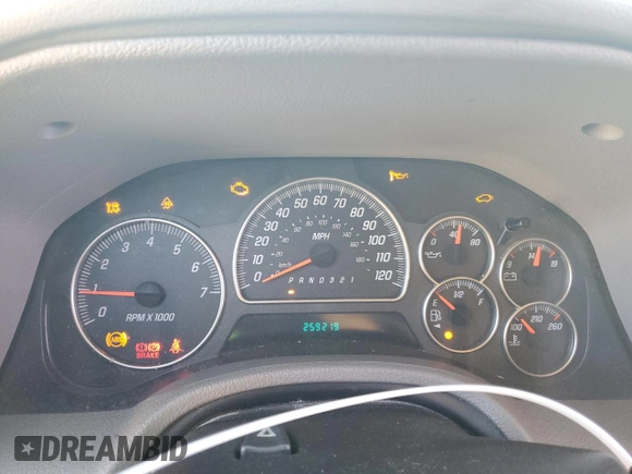 2006 GMC Envoy SLT with VIN 1GKDS13S462216479, listed as a Copart auction lot 46585255 with 259,219 mi miles and Salvage Title. Bid and sale history available at carsss.com. Image 9.