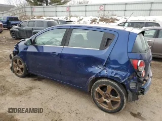 2013 Chevrolet Sonic LT with VIN 1G1JC6SB2D4158666, listed as a Copart auction lot 88226915 with 62,213 mi miles and Clean Title. Bid and sale history available at carsss.com. Image 2.