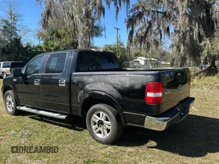 2005 Ford F-150 XLT with VIN 1FTPW12575KE12987, listed as a Copart auction lot 48539135 with 217,115 mi miles and Salvage Title. Bid and sale history available at carsss.com. Image 3.